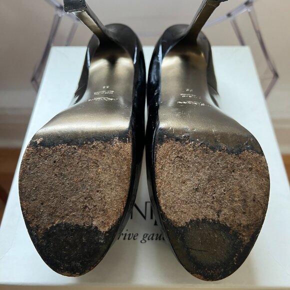 SAINT LAURENT YSL TRIBTOO PATENT PLATFORM PUMPS - Picture 4 of 16